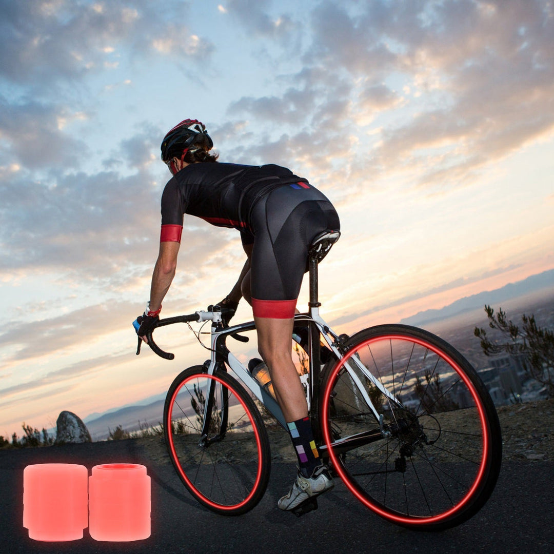 12Pcs Car Tire Valve Stem Caps Luminous Dustproof Stem Tyre Covers for Cars SUVs Truck Motorcycles Bicycles