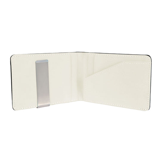 Unisex PU Leather Wallet RFID Blocking Slim Bifold Credit Card Holder with Money Clip