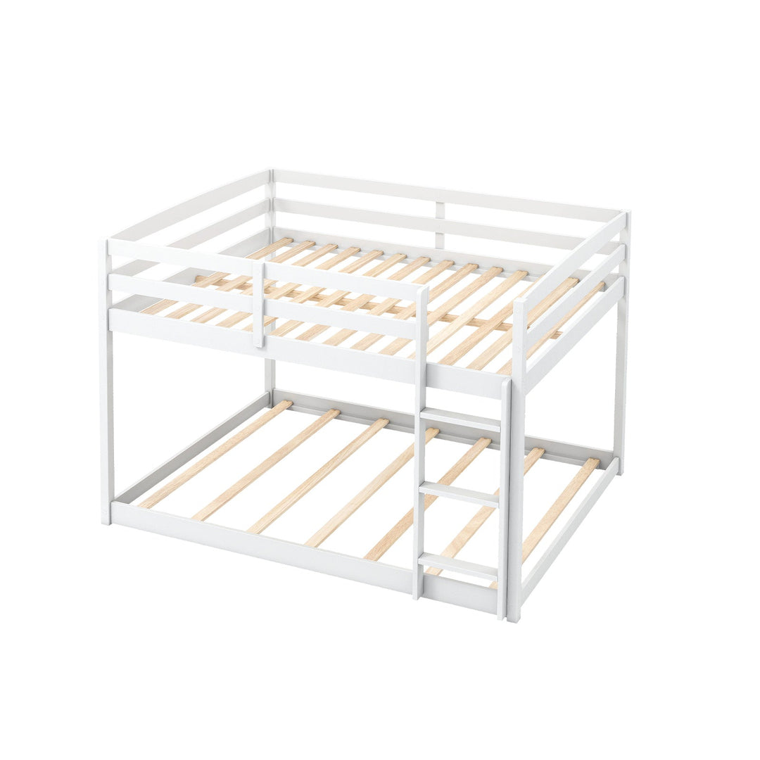 Full Over Full Bunk Bed Low-to-ground Bunk Bed