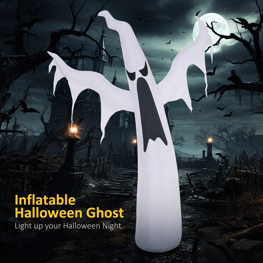 6 FT Halloween Inflatable Ghost with LED Lights