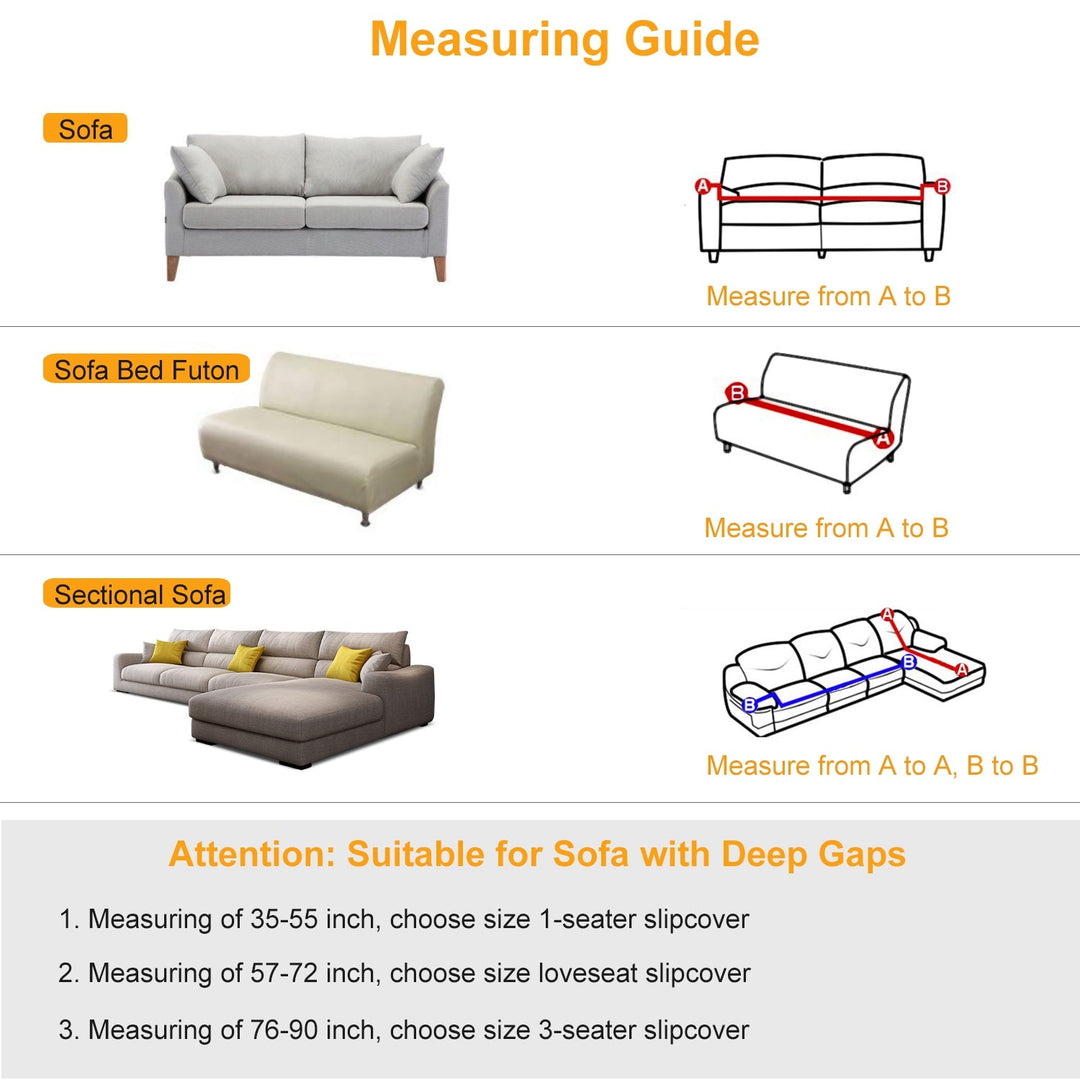 Sofa Cover Printed Stretch Sofa Furniture Cover Soft Sofa Slipcover Polyester Furniture Protector Cover
