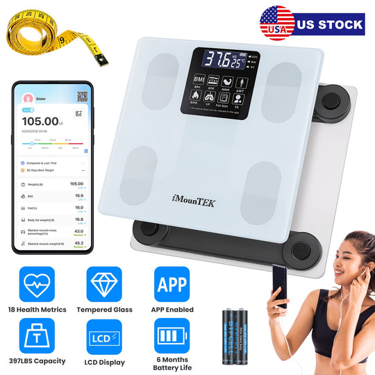 Smart Body Weight Scale with App Sync & Body Composition