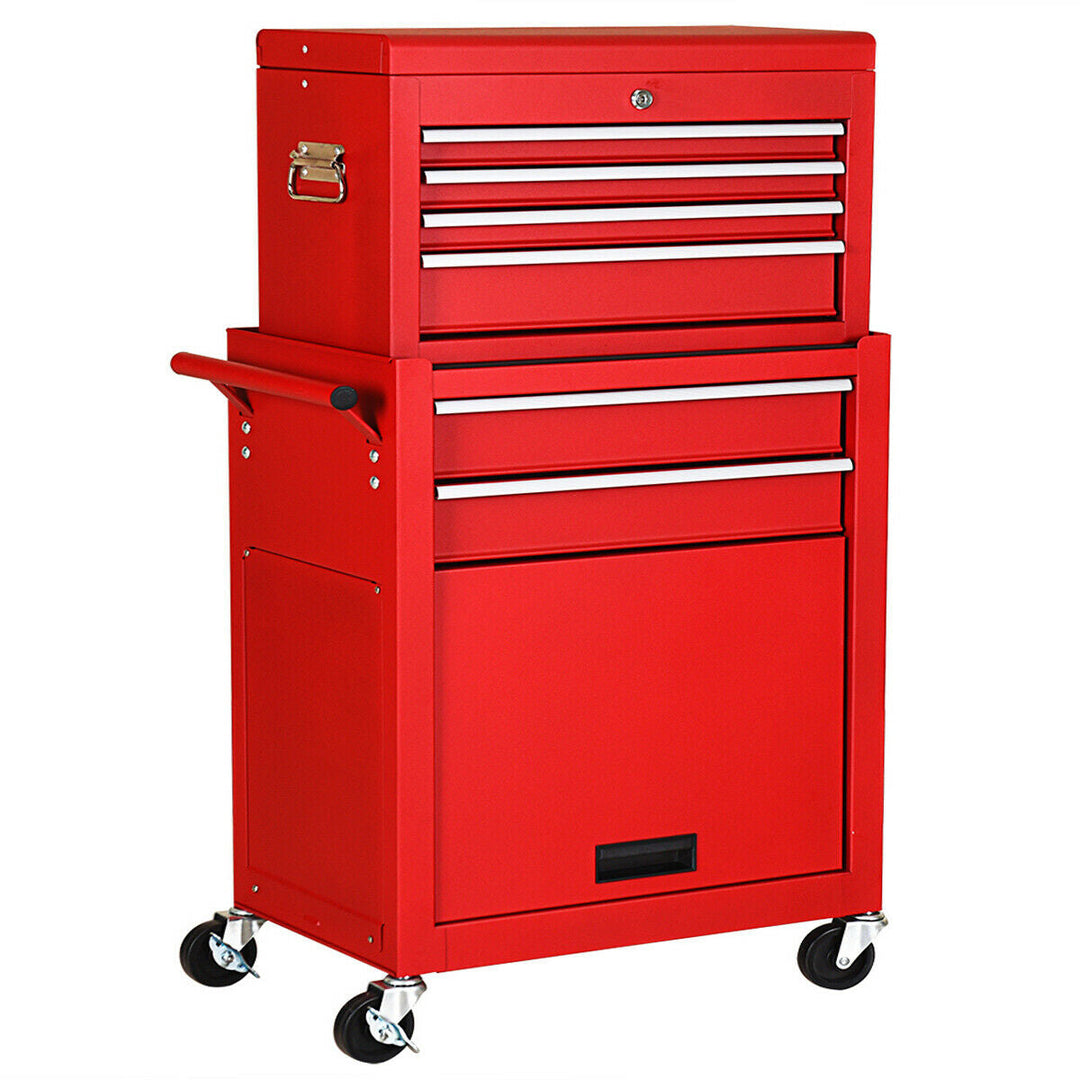 Rolling Cabinet Storage Chest Box Garage Toolbox