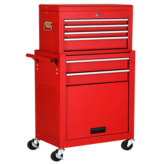 Rolling Cabinet Storage Chest Box Garage Toolbox