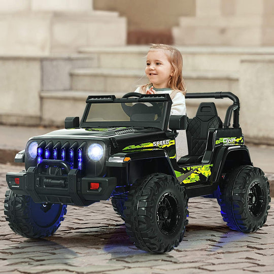 12V Kids Ride-on Jeep Car with 2.4 G Remote Control