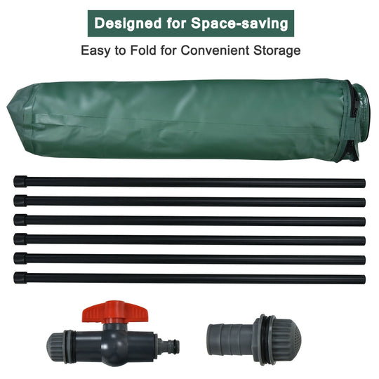 60 Gallon Collapsible Rain Barrel Water Collector