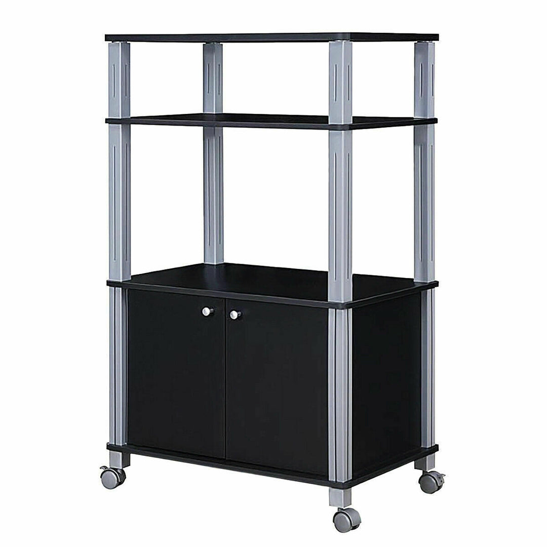 Microwave Rack Stand Rolling Storage Cart