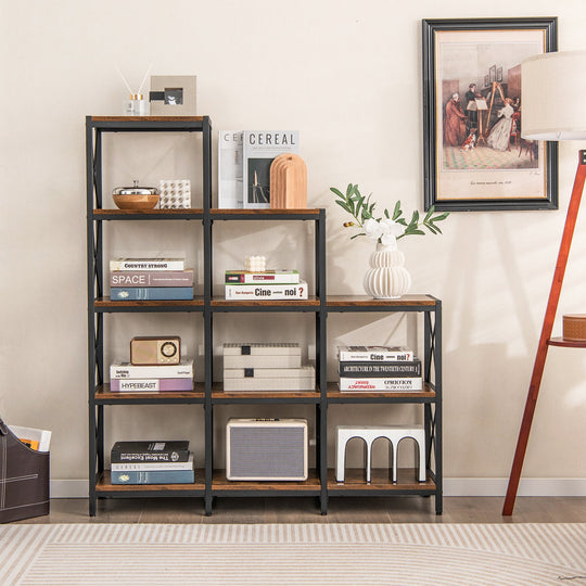 Full Size Bed frame Foundation with Solid Wooden Slat Suppor