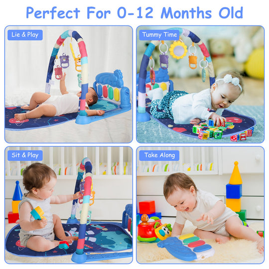 GBruno 2 In 1 Baby Gym Play Mat