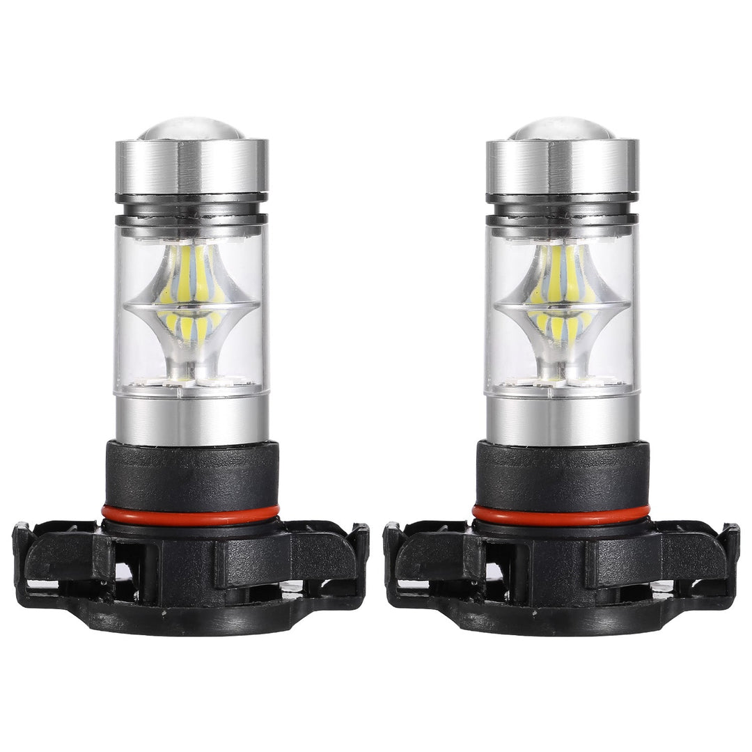 2PCS 1100LM 100W 5202 H16 LED Fog DRL Light Bulb IP68 Waterproof 20 2835 LEDs 360¡ Beam Angle 6000K White