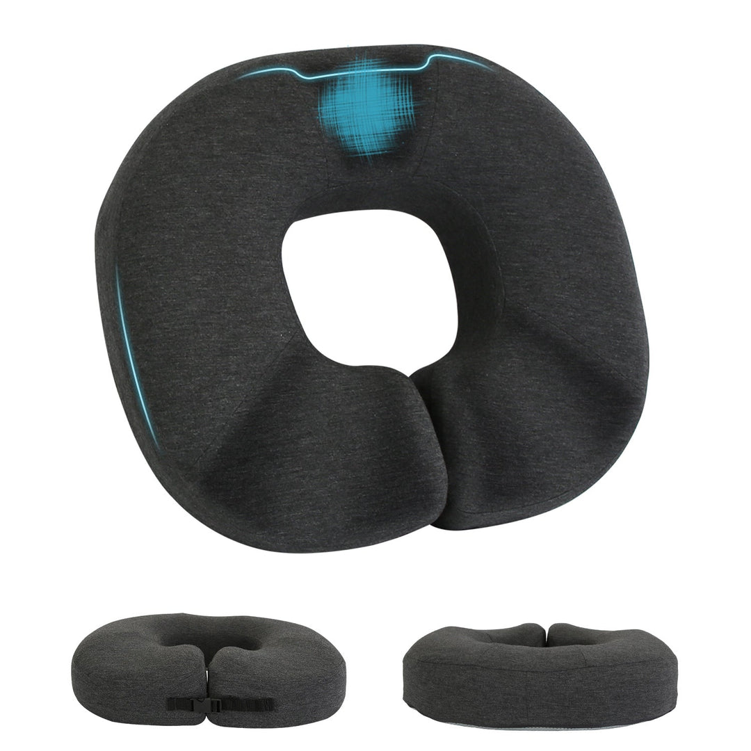 Donut Pillow Seat Cushion Memory Foam Donut Chair Cushions ErgonomicÊSeat Cushion Pad for Coccyx Prostate Sciatica Pelvic Floor Pressure Sores Office