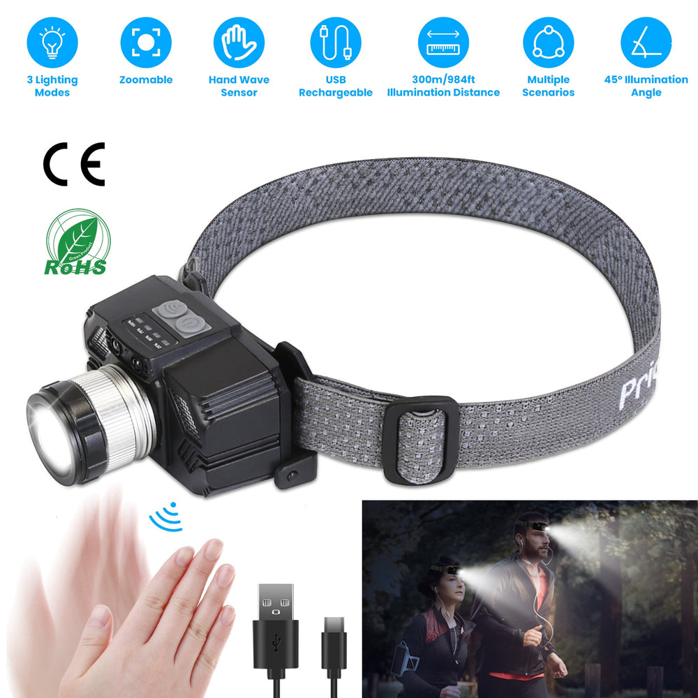 GBruno Sensor LED Headlamp