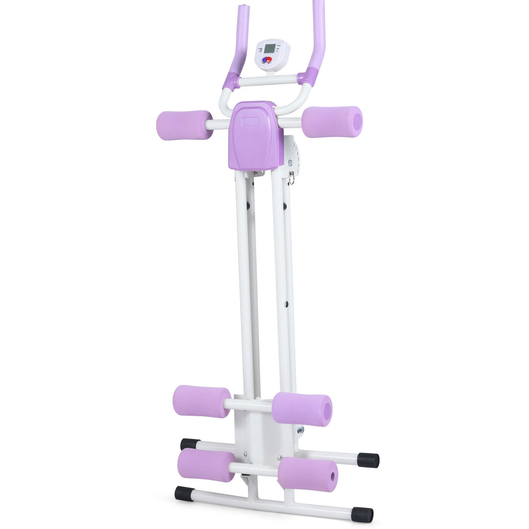 Ab Workout Equipment Foldable Abdominal Trainer Adjustable Ab Machine