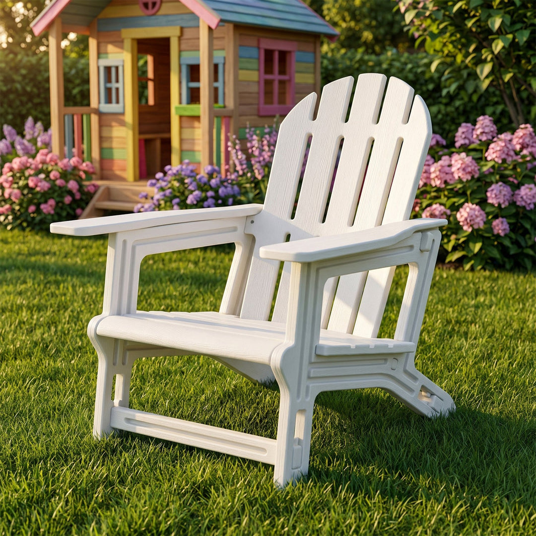 Kids Adirondack Chair All-Weather HDPE Outdoor Seating
