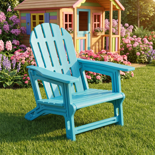 Kids Adirondack Chair All-Weather HDPE Outdoor Seating