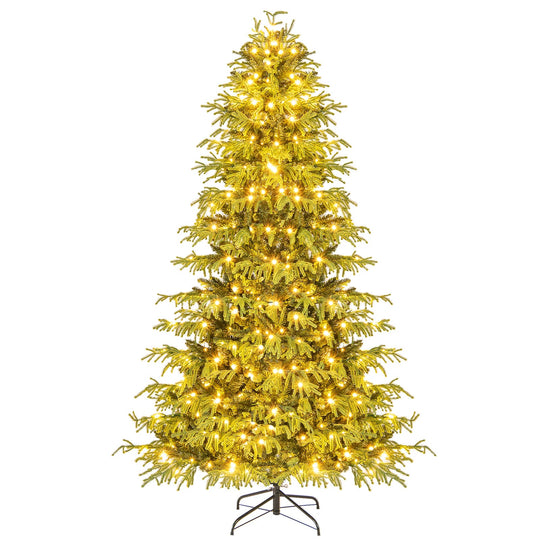 Artificial Christmas Tree with LED Lights and PVC Mixed Branch Tips