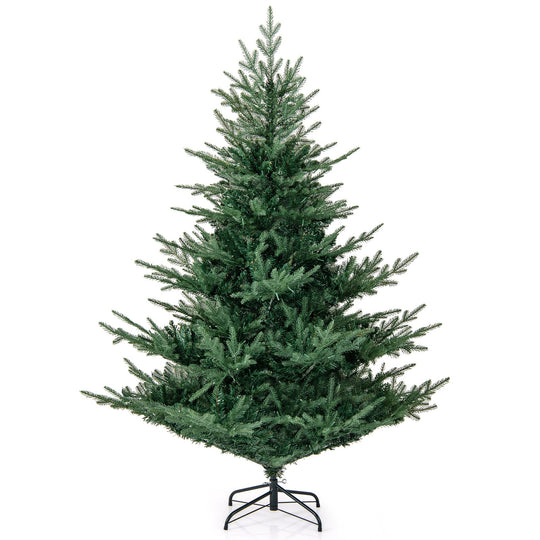 Artificial Christmas Tree with Branch Tips and Warm White LED Lights