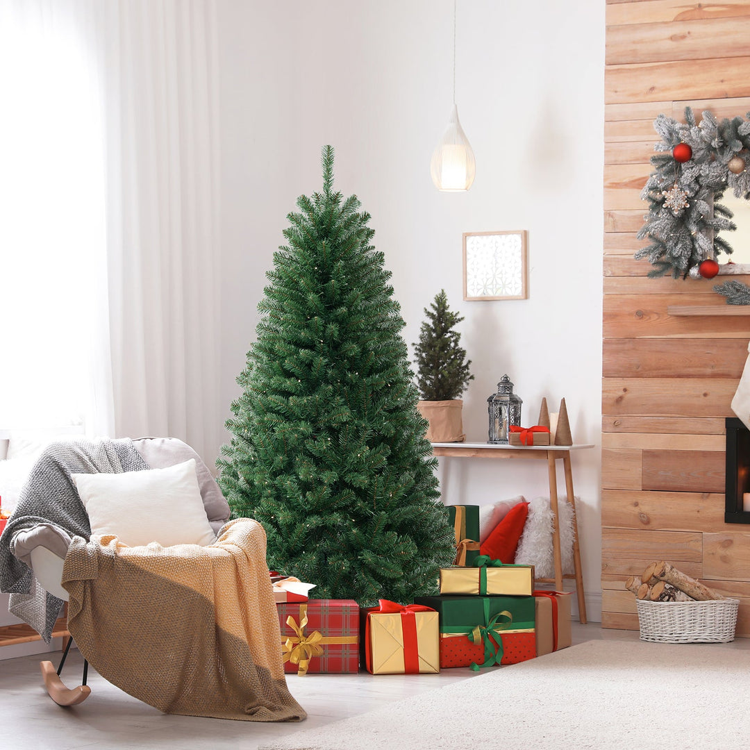 Pre-Lit Artificial Christmas Tree with LED Lights