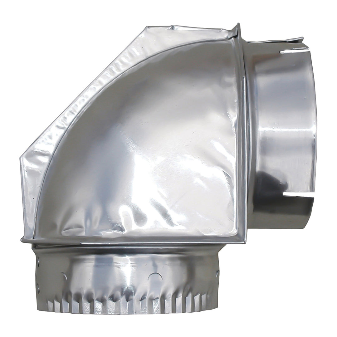 Builder's Best Close Elbow 4 In. 90-Degree Dryer Vent Elbow with Rotating Snap-Lock Fittings