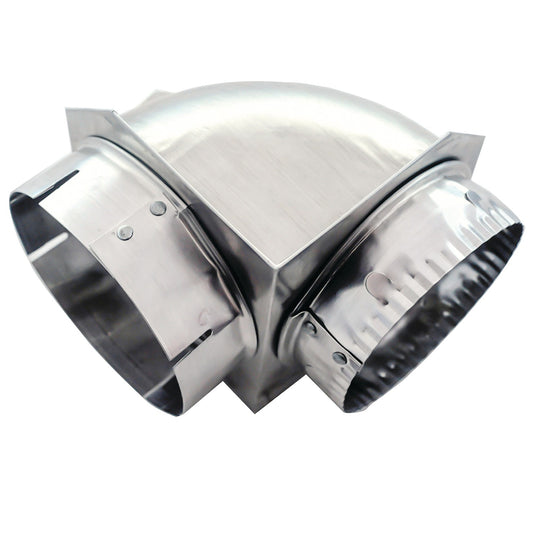 Builder's Best Close Elbow 4 In. 90-Degree Dryer Vent Elbow with Rotating Snap-Lock Fittings - view 2