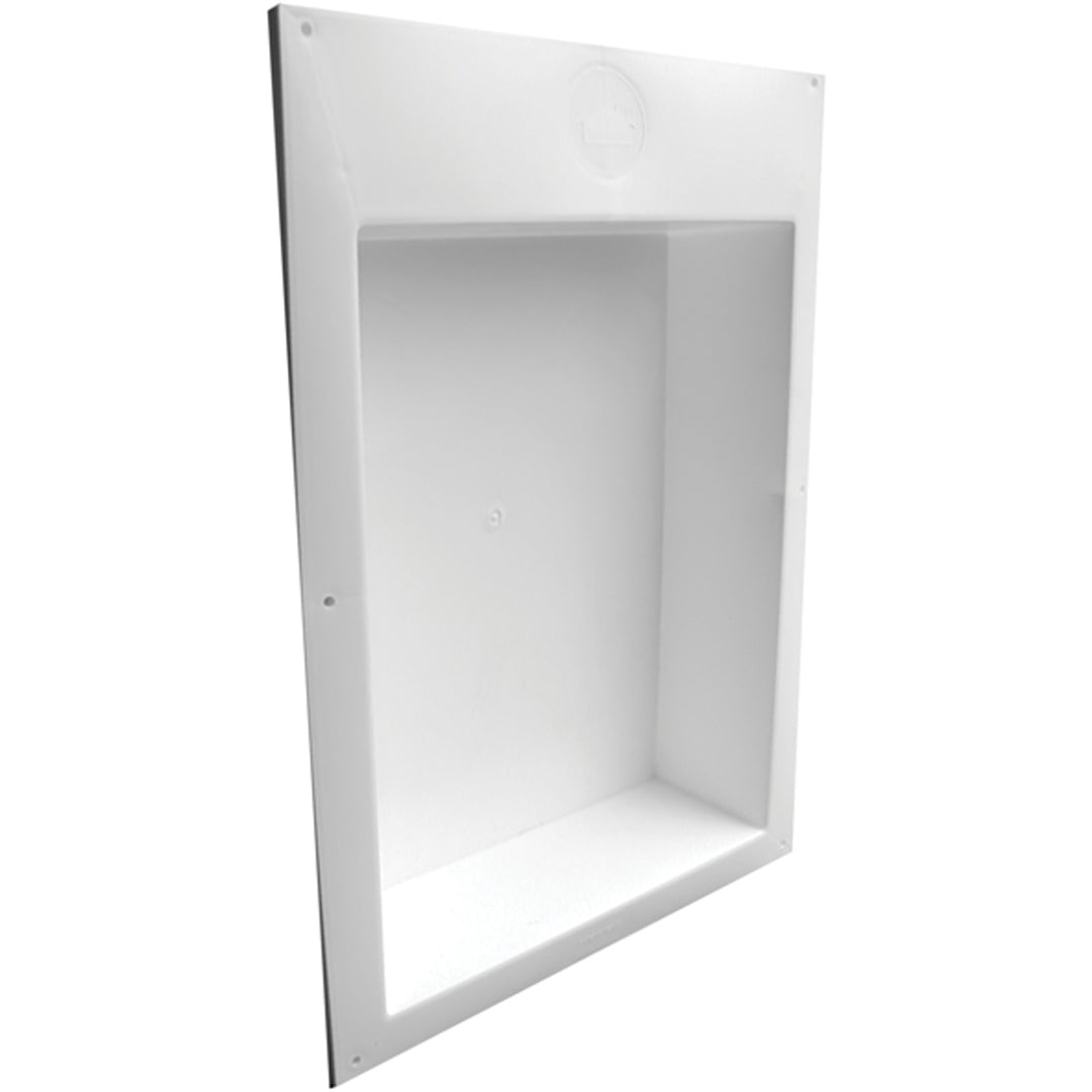 Builder's Best Saf-T-Duct Recessed Dryer Vent Outlet Box, White