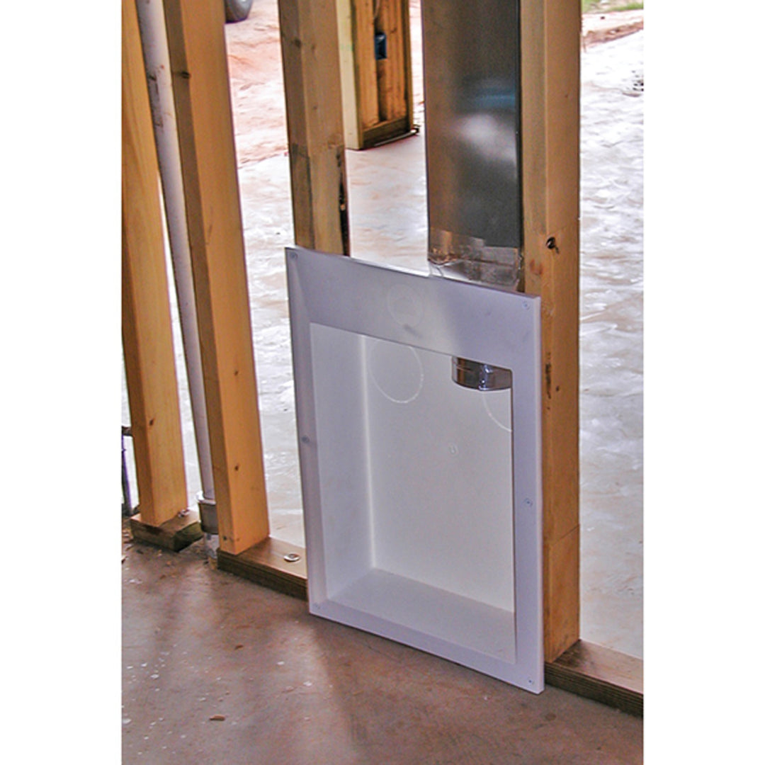 Builder's Best Saf-T-Duct Recessed Dryer Vent Outlet Box, White - view 4