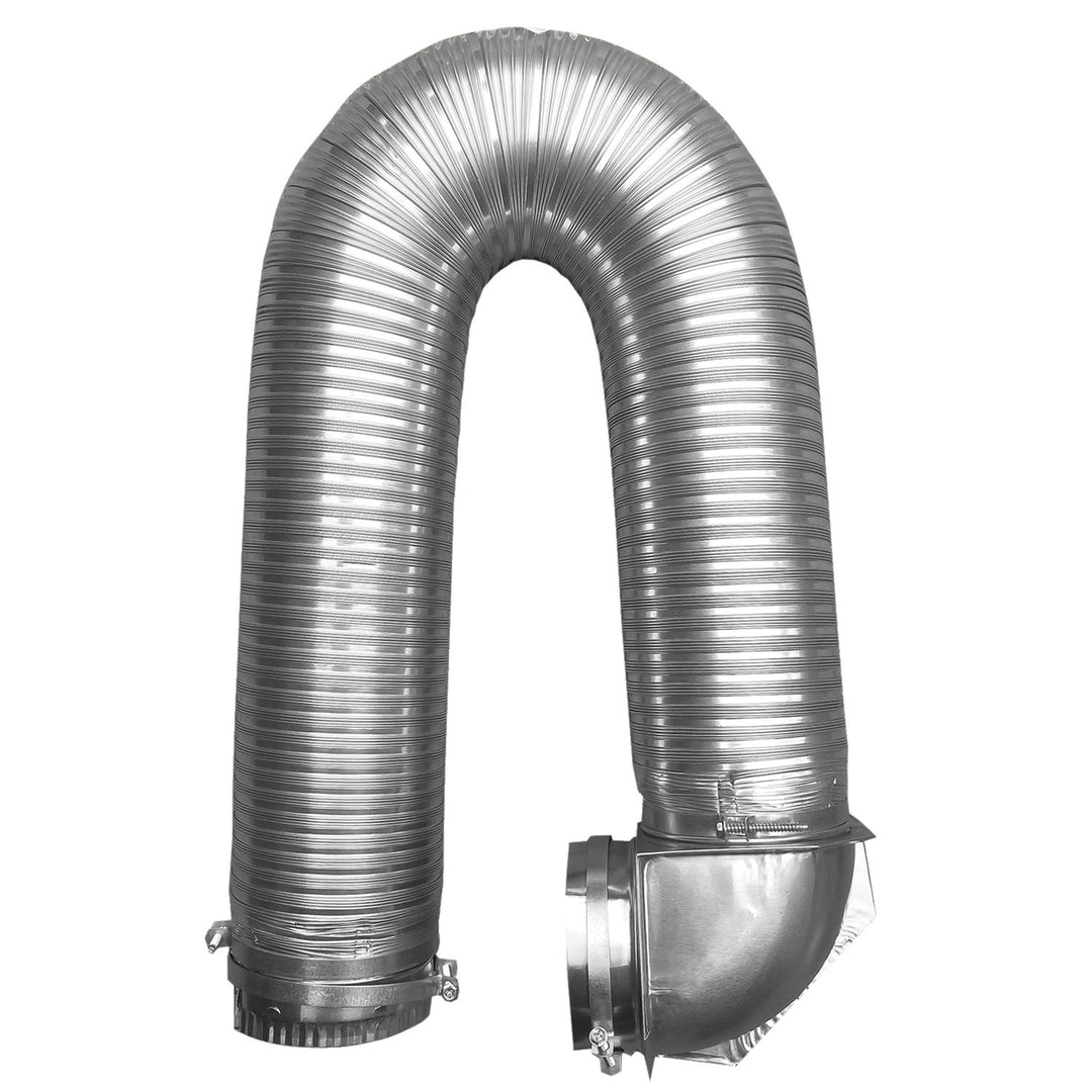 Builder's Best 4 In. x 8 Ft. UL Transition Duct Dryer Vent Kit with Close Elbow - view 5