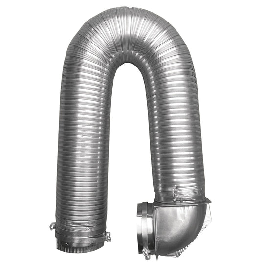 Builder's Best 4 In. x 8 Ft. UL Transition Duct Dryer Vent Kit with Close Elbow - view 5
