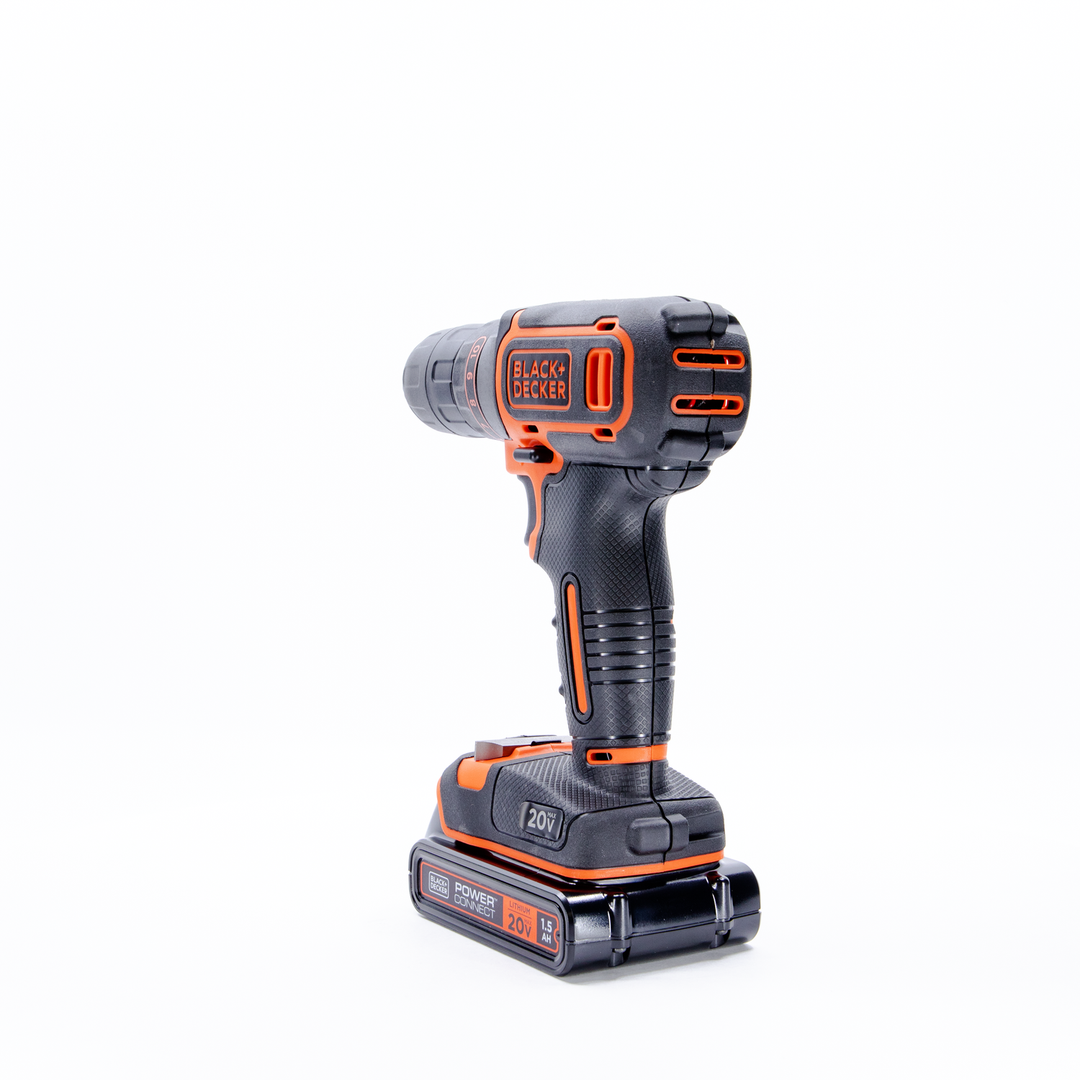BLACK+DECKER 20V MAX Cordless 3/8 In. Drill/Driver with Battery and Charger - view 6