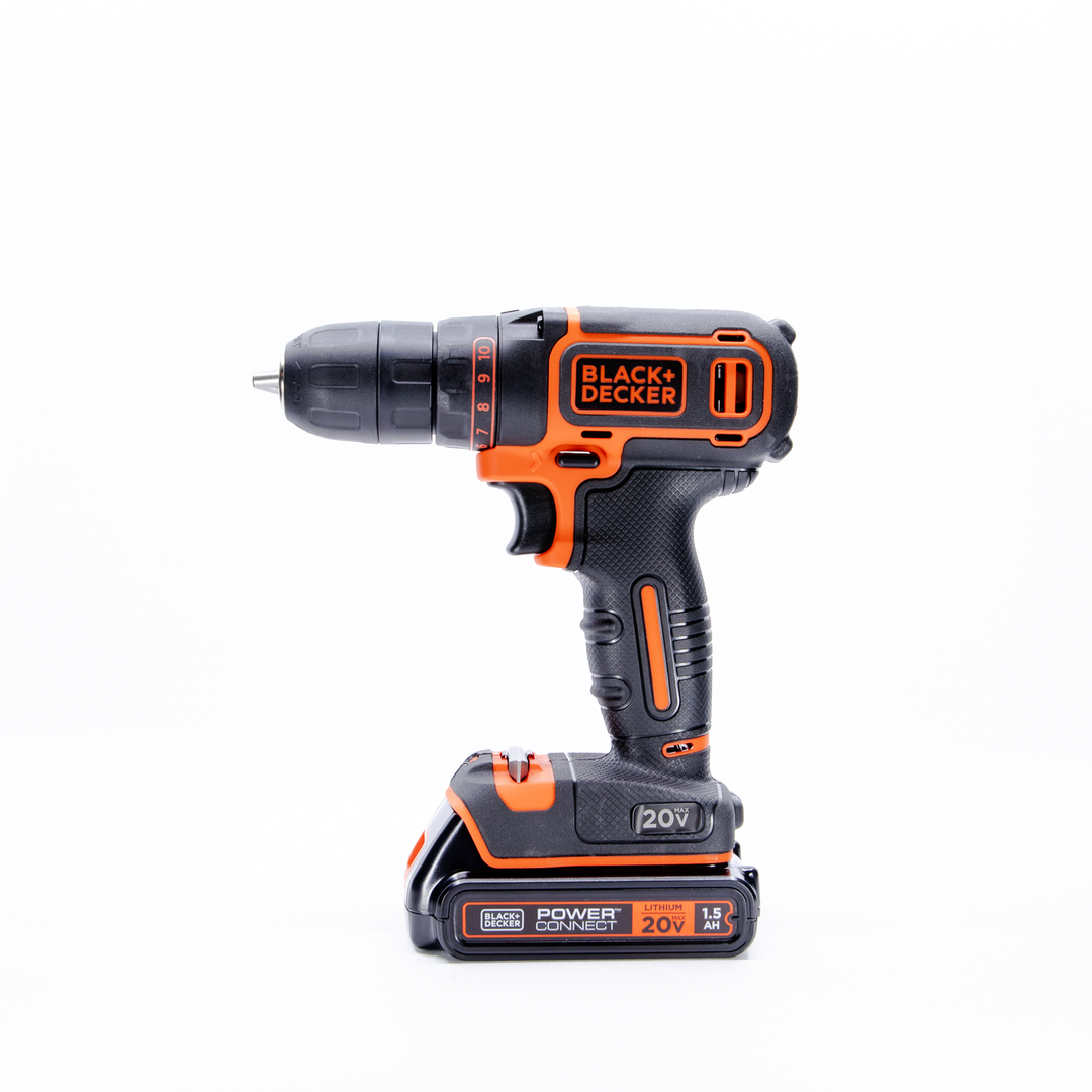 BLACK+DECKER 20V MAX Cordless 3/8 In. Drill/Driver with Battery and Charger - view 5