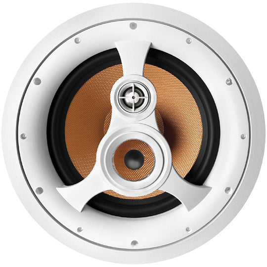 BIC America Acoustech 10-In. 3-Way In-Ceiling Speaker with Pivoting Titanium Tweeter, 250W - view 2