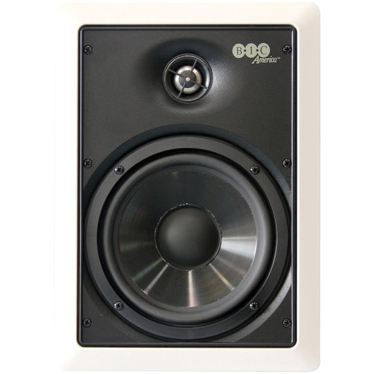 BIC America Muro 6.5-In. 2-Way Weather-Resistant In-Wall Speakers with Pivoting Tweeter, 150W, Pair - view 3