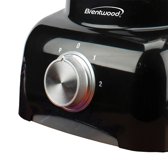 Brentwood 8-Cup Food Processor with Spiralizer & Julienne Discs, 2-Speed + Pulse, Black - view 4