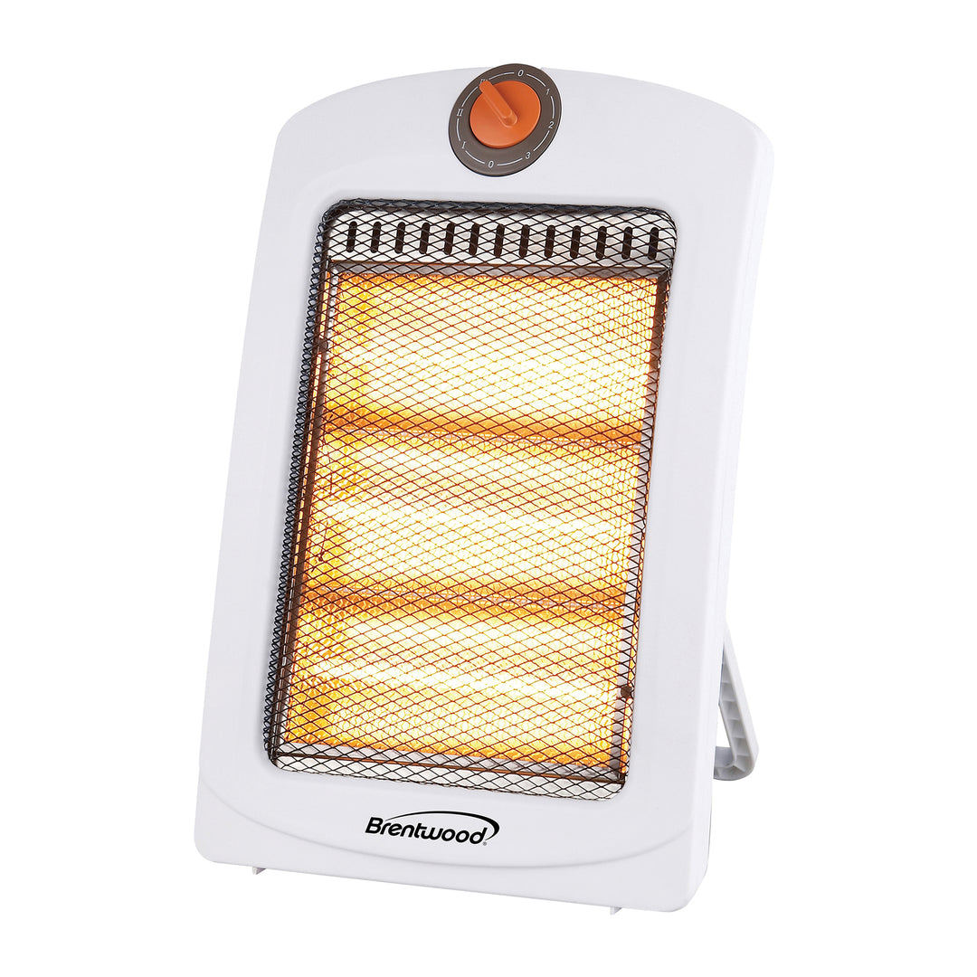 Brentwood 1,000W Portable Quartz Space Heater, White