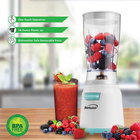 Brentwood 14 Oz. 180W Personal Blender - Blue - view 3