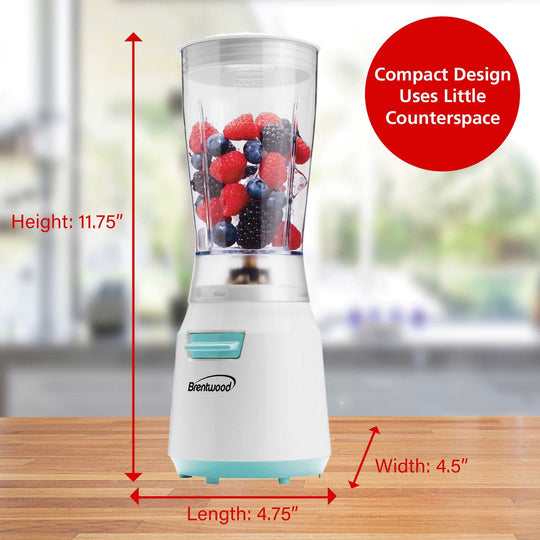 Brentwood 14 Oz. 180W Personal Blender - Blue - view 7