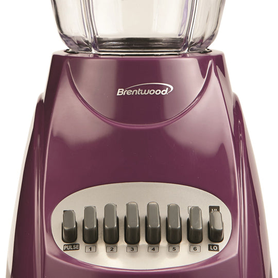 Brentwood 50-Oz. 12-Speed + Pulse Countertop Blender, 350W, Purple - view 4