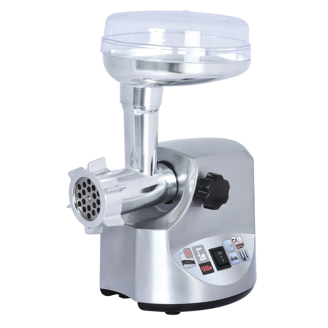 Brentwood Select Heavy-Duty 1800W Electric Meat Grinder with Sausage & Kubbe Attachments - view 3