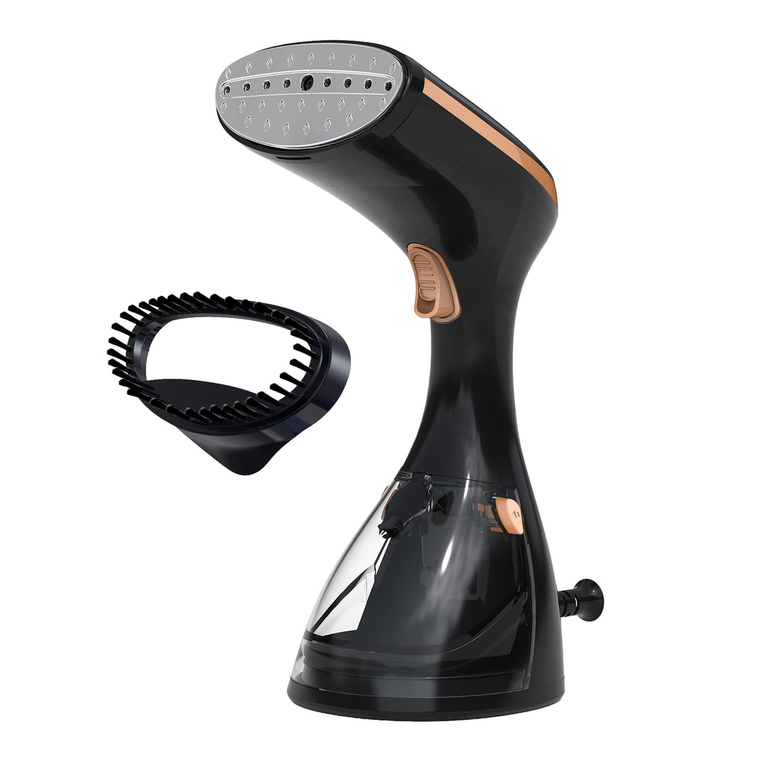 Brentwood 1,200W Handheld Garment Steamer with Stainless Steel Soleplate, Black