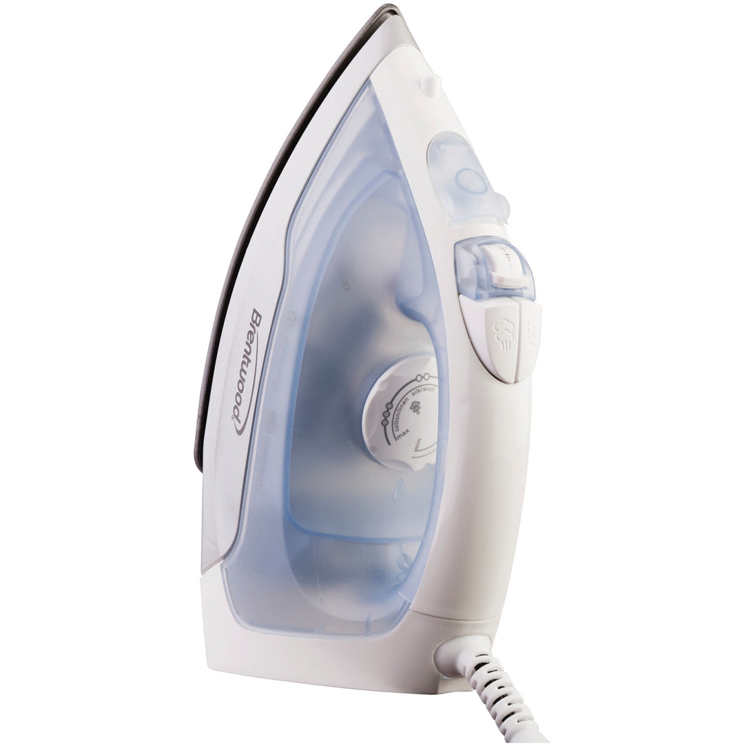 Brentwood Nonstick Steam Iron with Vertical Steam, 1000W, Silver
