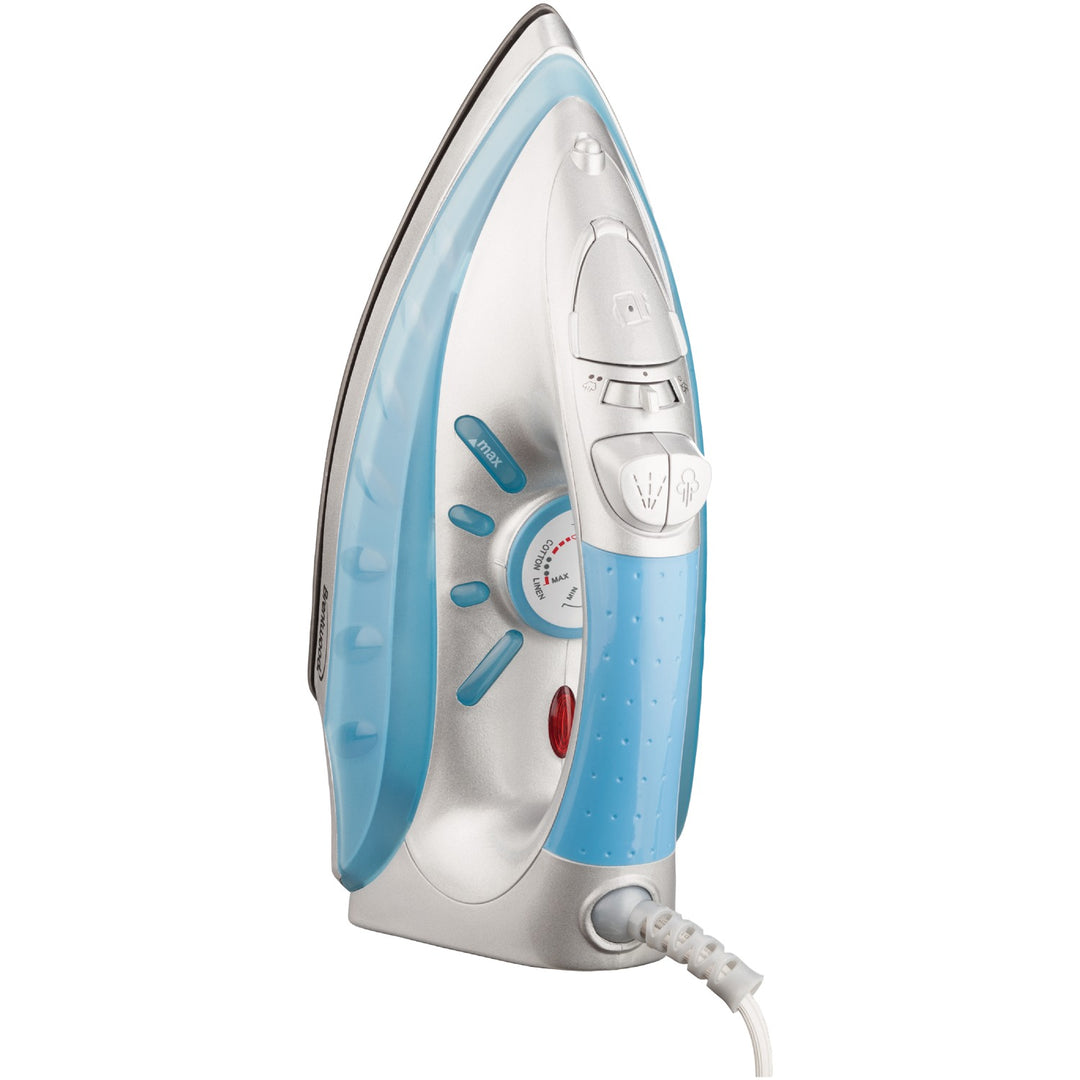 Brentwood Full-Size Nonstick Steam Iron with Vertical Steam, 1200W, Silver