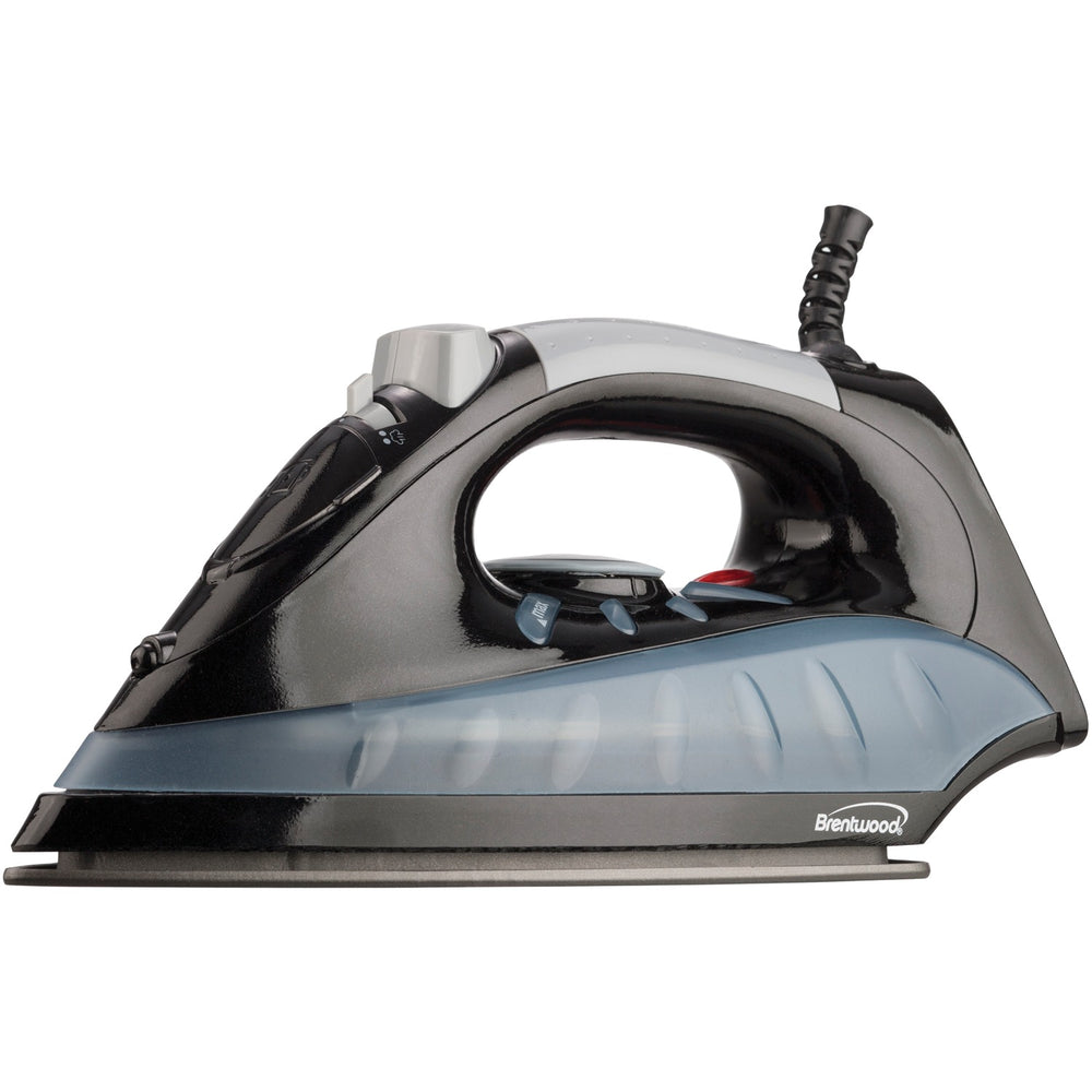 Brentwood Full-Size Nonstick Steam Iron with Vertical Steam, 1200W, Black - view 2