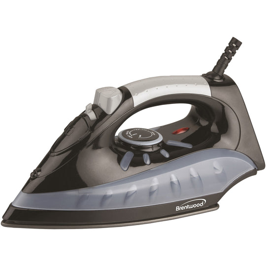 Brentwood Full-Size Nonstick Steam Iron with Vertical Steam, 1200W, Black - view 3