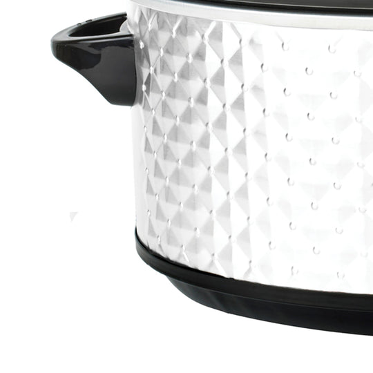 Brentwood Select 7-Qt. Slow Cooker with Removable Ceramic Pot, Pearl White - view 5
