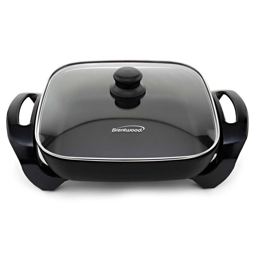 Brentwood 12 In. 1,300W Nonstick Electric Skillet with Glass Lid - view 5
