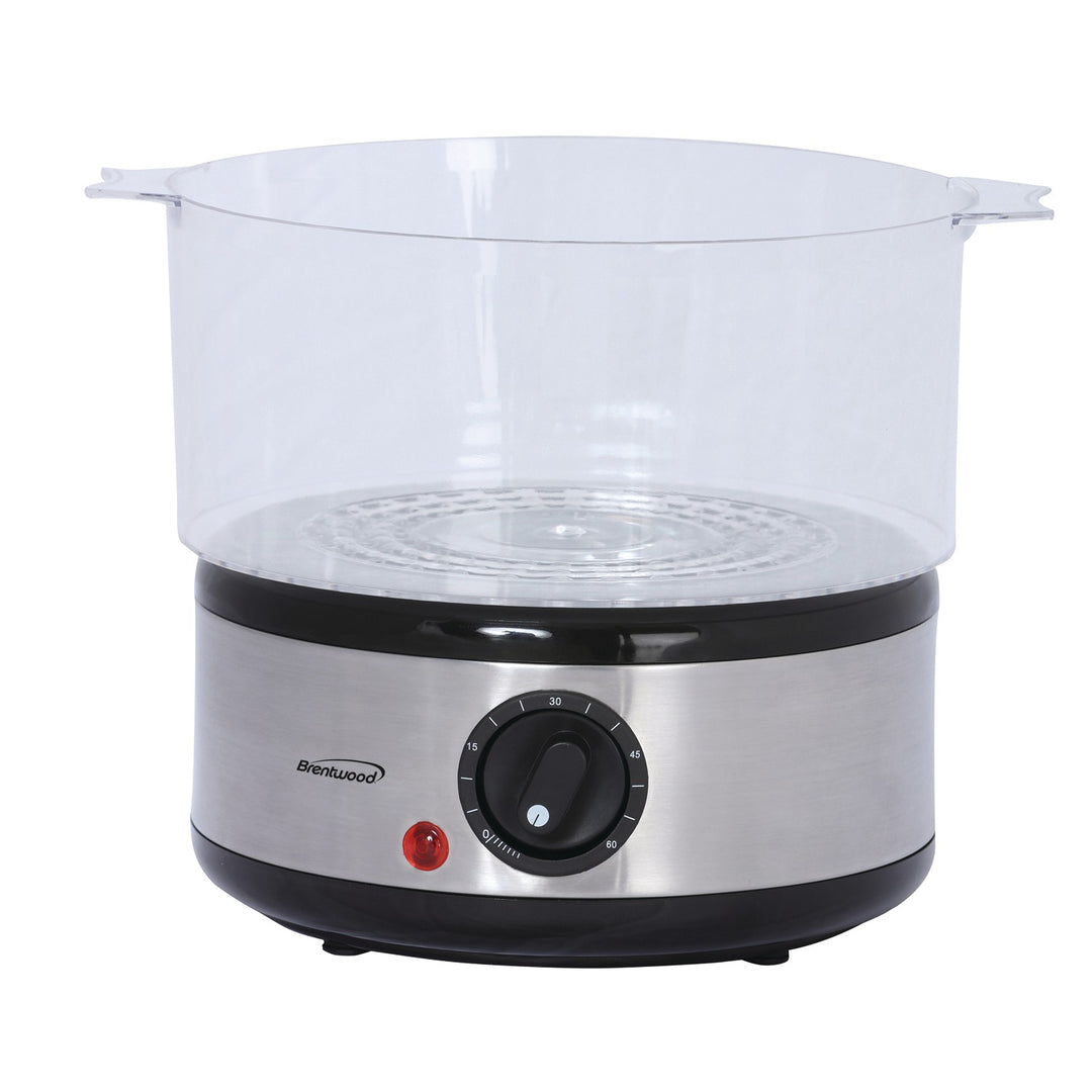 Brentwood 5-Qt. 2-Tier Electric Food Steamer with 60-Min Timer, 400W - view 4