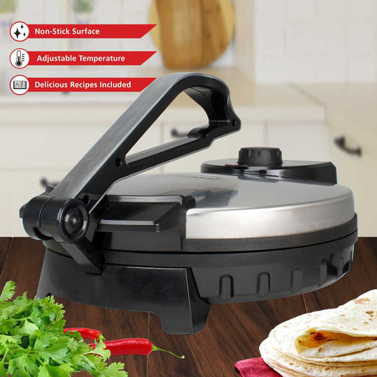 Brentwood 8 In. 1,200W Nonstick Electric Tortilla Maker - view 3