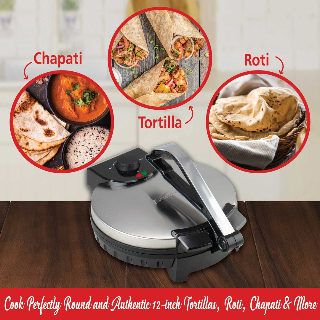 Brentwood 8 In. 1,200W Nonstick Electric Tortilla Maker - view 5