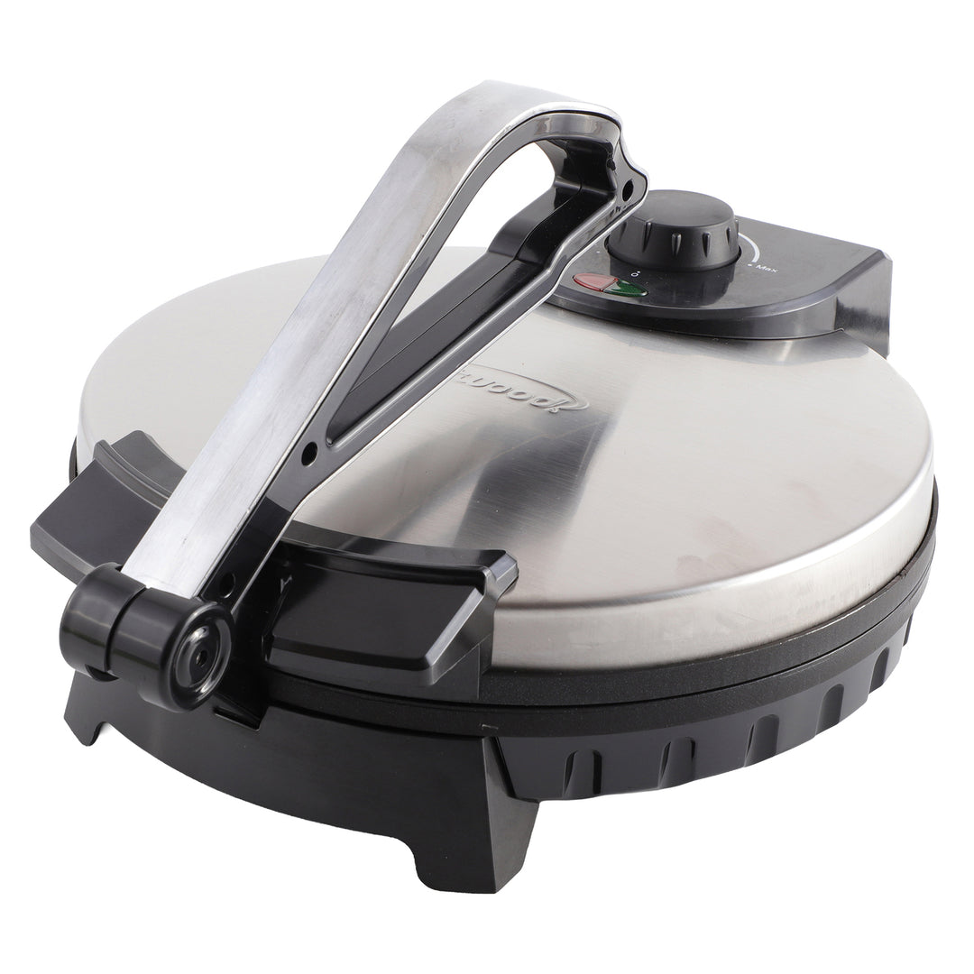 Brentwood 12-In. Nonstick Electric Tortilla & Roti Maker, 1200W