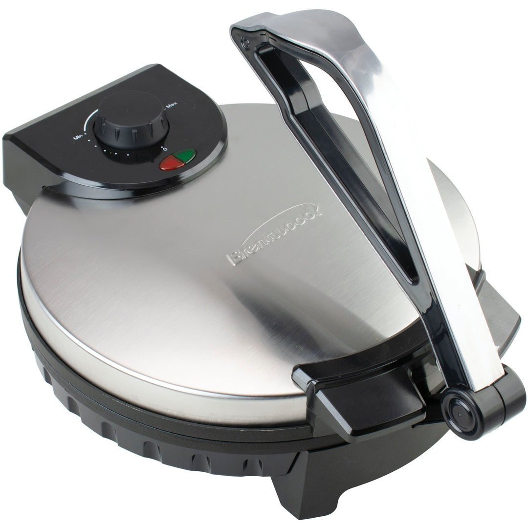 Brentwood 12-In. Nonstick Electric Tortilla & Roti Maker, 1200W - view 2